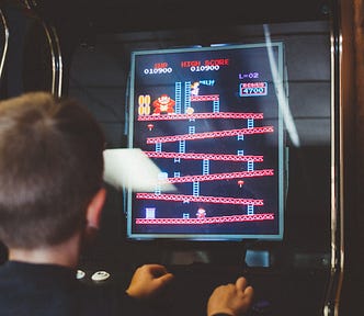 Video game arcade board