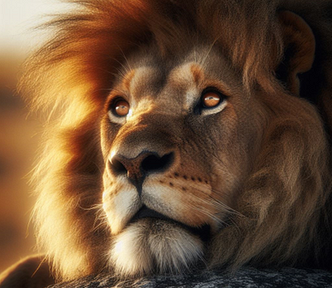 An image of an old lion to illustrate post
