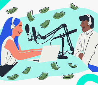 illustration of how to monetize your podcast