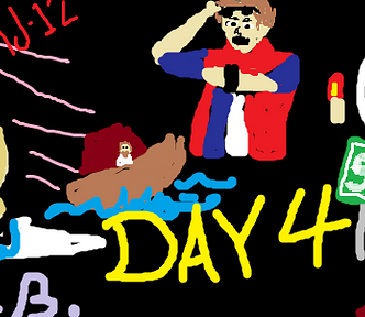 A very poorly made MS Paint drawing showing items from the article