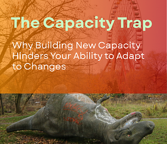 A dinosaur lying on the ground that represents its incapacity to adapt to changes