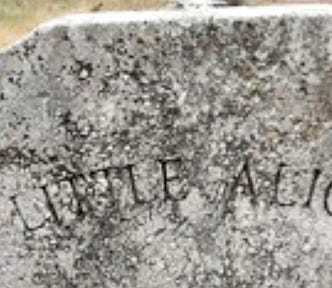 Photo: Grave headstone for Little Alice Owen. — by Jerilee Wei
