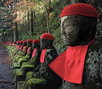 Located along the Daiya River, the the Kanmangafuchi Abyss is a hidden allure in Nikko that is well off the beaten path. It is home to a countless number of statues in the shape of the bodhisattva Jizo.