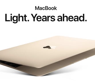 A MacBook ad.