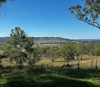 Looking down from the Great Dividing Range in Australia.