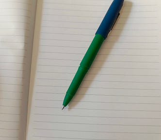 A blank journal. An empty page.