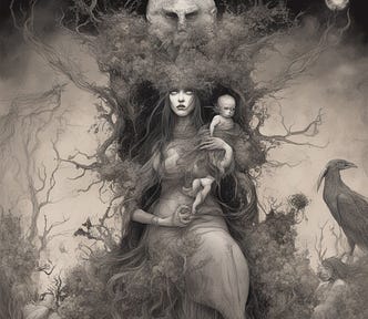 Lilith’s Dark Dance in the Shadow of Adoption A Psychedelic Exploration