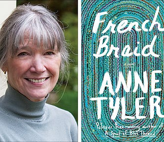 Anne Tyler and the cover of “French Braid”