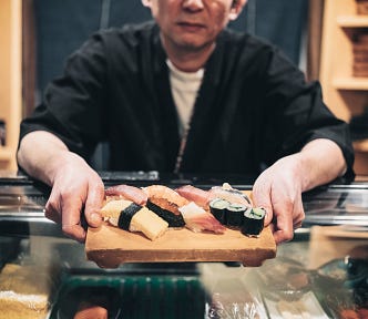 Sushi is more than raw fish — Premium Sushi Experience in Japan — Omakase sushi