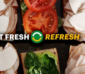 Subway Eat Fresh Refresh