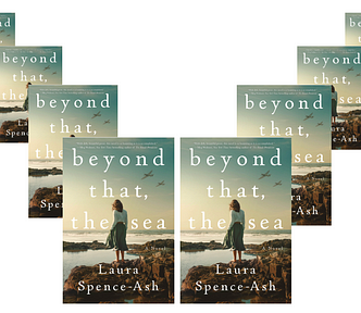 8 book covers of “Beyond That, the Sea”