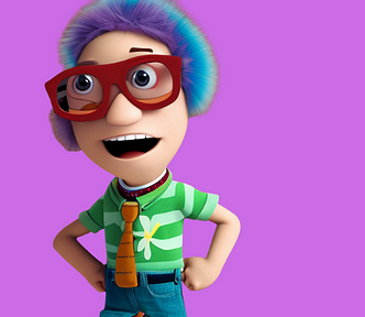Pixar style man with glasses — My YouTube Keyword Trick Gets 100k Views Per Month On My Websites