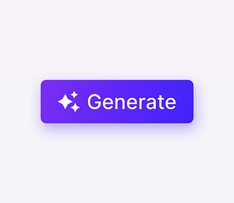 A purple gradient button labeled ‘Generate’ with a sparkle icon