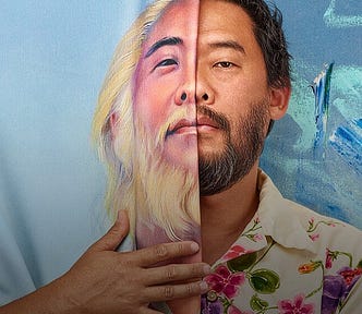 David Choe promoting his new Netflix series, “Beef”.