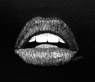 Sketch of a mouth