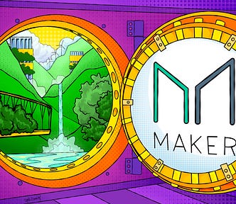 A Maker vault opens to reveal the greening of the planet