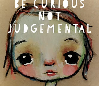Be Curious Not Judgmental, artwork by Robin Liefeld