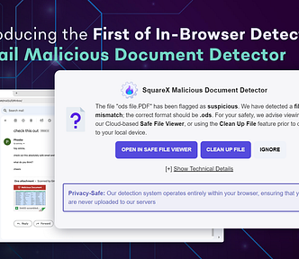 SquareX Malicious File Detector, Online Privacy and Security
