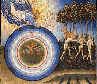 The Creation of the World and the Expulsion from Paradise1445Giovanni di Paolo (Giovanni di Paolo di Grazia) Italian https://www.metmuseum.org/art/collection/search/458971