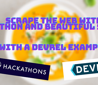 python beautiful soup tutorial for scraping hackathons