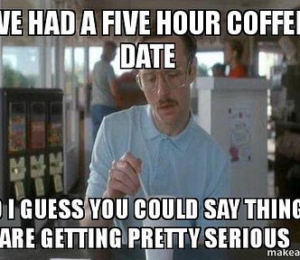 coffee date, dating