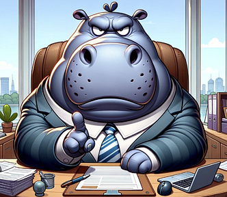 A hippo at work highest paid person’s opinion