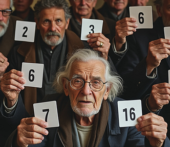 Old people counting down to extinction.