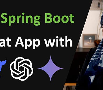 Rakia Ben Sassi talking about how to build a Spring Boot Chat App with DeepSeek, OpenAI, and Gemini (leveraging Spring AI)