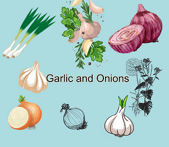 Chapter 4 of Garlic and Onions created by Laura Jevtich using Canva