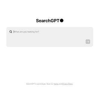 IMAGE: A screenshot illustrating OpenAI’s newly launched (in closed beta) search engine, SearchGPT