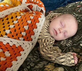 Sleeping infant