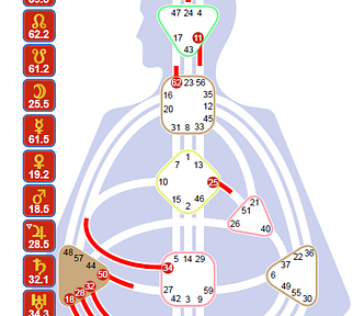 Sasha’s Bodygraph. Susana Quintal’s Design by Genetic Matrix.