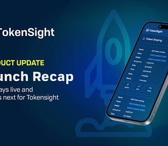 Image about TokenSight's launch Recap