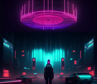 Conceptual image showing an astronaut surrounded by interfaces