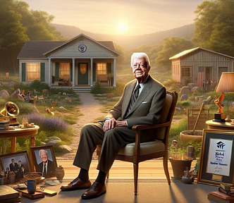 Ai image of former US President Jimmy Carter