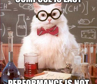 Scientist cat with text