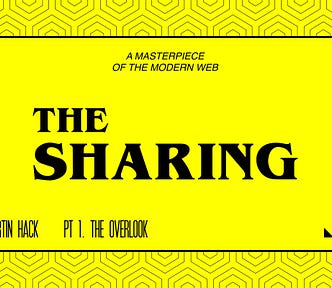 A banner introducing The Sharing post series.