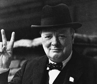 winston churchill success