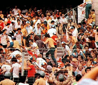 football violence in Spain 1982