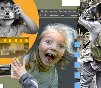 Photo themed collage