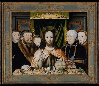 Christ Blessing, Surrounded by a Donor Family https://www.metmuseum.org/art/collection/search/437466