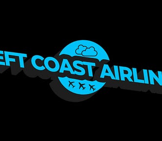 Left Coast Airlines- Happy Clouds, For Normal People.