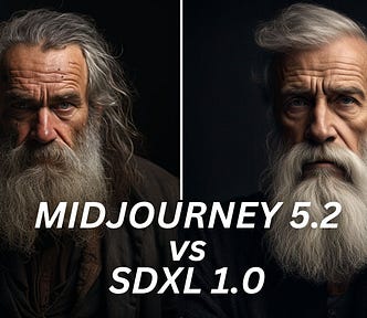 SDXL 1.0 vs MidJourney 5.2 — Same Prompt, Different Results