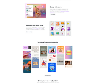 Canva Landing Page