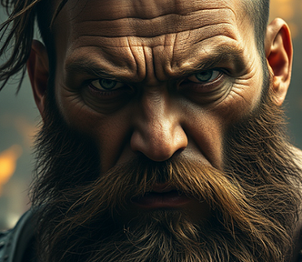 Close up of a giant warrior — This Keyword Strategy Makes Me $1K per month