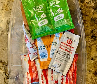 Sauce packets