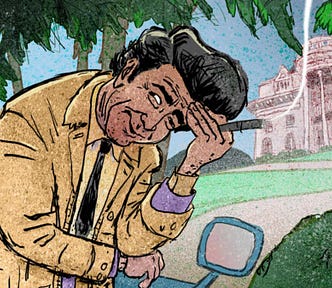 Peter Falk as Lt. Columbo.