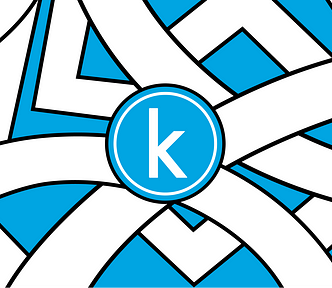 Cover image feature the Kindle Create logo on an abstract design created by the author.