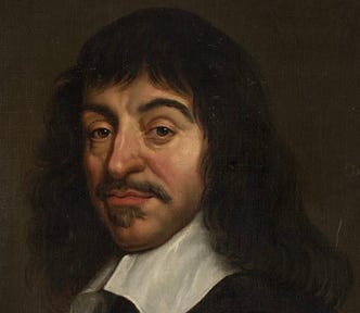 Painting of Rene Descartes,