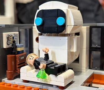EVE from Wall-E as AI, and a slightly modified Marie Curie in the Cullen house